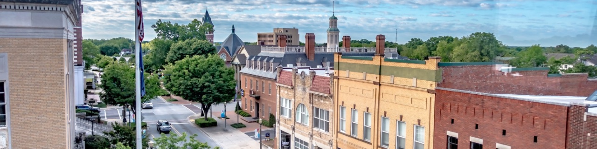 south carolina downtown in the morning